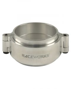 Raceworks 3.50In Polished Aluminium Intercooler Pipe Clamp