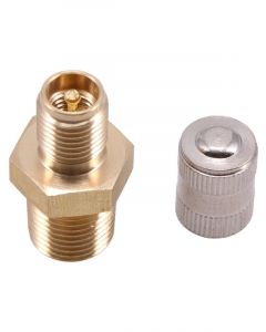 Raceworks 1/8In NPT Schrader Valve w/ Dust Cap