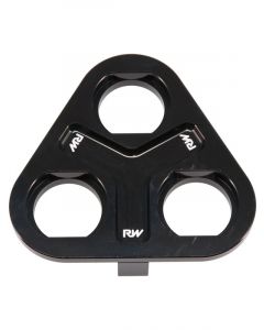 Raceworks 3Way Triangular Bulkhead Plate