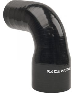 Raceworks 90 Deg Reducer 3.50-3.75In 89-95mm Black