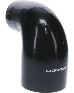 Raceworks 90 Deg Reducer 3.75-4.00In 95-102mm Black