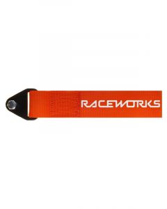 Raceworks Orange Flexible Tow Strap