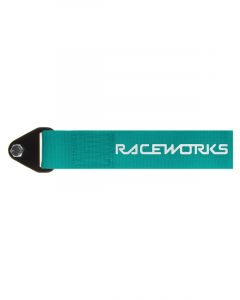 Raceworks Teal Flexible Tow Strap