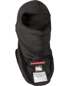 Raceworks Black Fia Approved Balaclava