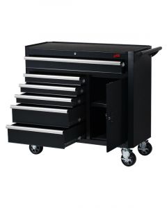 Chicane Tools 41 inch 6 Drawer 1 Door Mobile Trolley