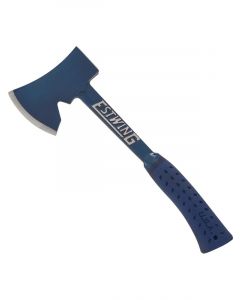 Estwing 15in Camper's Axe with Tent Stake Puller Blue