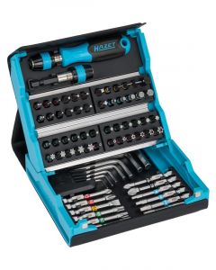 Hazet 69 Pcs Smartcase Screwdriver Bit Set 1/4in Hex