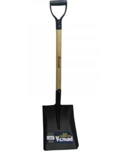Impact-A D-Shape Shovel Wood Handle Square Shovel Head