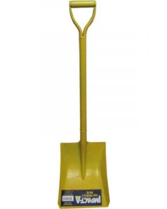 Impact-A D-Shape Shovel Metal Handle Square Shovel Head