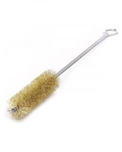 Lessmann Cylinder Brush IBZ 300x100mm 5mm Brass Wire MES Crimped 0.08mm