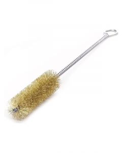 Lessmann Cylinder Brush IBZ 300x100mm 4mm Brass Wire MES Crimped 0.06mm