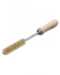 Lessmann Hole Cleaning Brush File Handle IBM 300x100mm 30mm Brass Wire