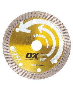 OX Tools Trade 4in Premium Turbo Segmented Blade Universal/Hard