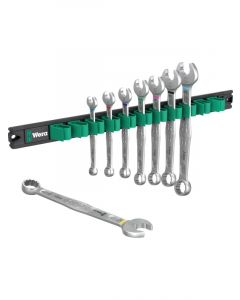 Wera 9642 Magnetic Rail 6003 Joker Imperial 1 Ring Spanner Set 8 Pc