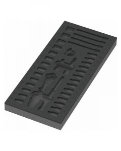 Wera 9820 Foam Insert 8000 A Zyklop 1/4in Ratchet Set 1 172x30x392mm