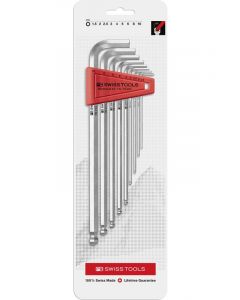 PB Swiss 9pc Metric Long Arm Ball End Hex Key Set 1.5-10mm