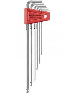 PB Swiss 7 Pc Metric Long Arm Ball End Hex Key Set 1.5-6mm