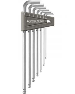PB Swiss 7 Pc Imperial Ball End Hex Key Set 3/32in-5/16in