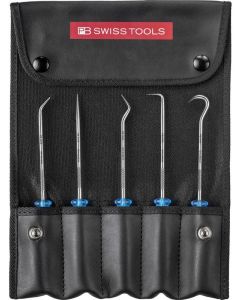 PB Swiss PickTool with Multicraft Handler 5 Pc Set in Roll-Up Case