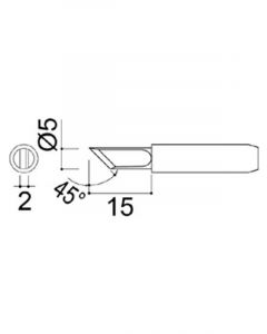 Plato Soldering Tip 900M-T-K to Suit Hakko