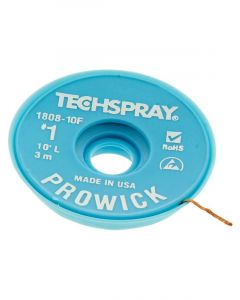 Techspray Pro Wick White Desoldering #1 Braid AS