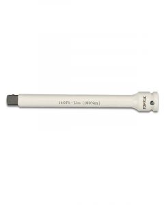 Toptul 1/2in Dr. Torque Extension Bar 140Ft.Lbs 190Nm White