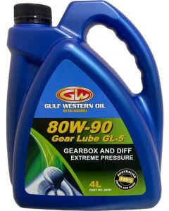 Gulf Western Gear Lube SAE 80W-90 4L