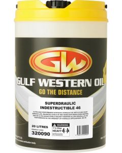 Gulf Western Superdraulic Indestructible Synthetic 46 - 20L
