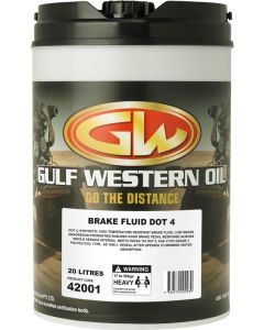 Gulf Western DOT 4 Brake Fluid Green 20L