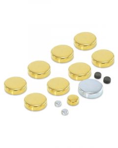 Proform Brass Freeze Plug Kit Fits Pontiac 301-455 V8 Engines 1963-81
