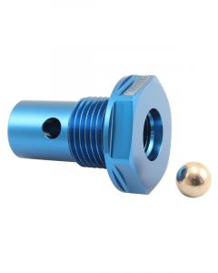 Aeroflow Roll Over Valve -10ORB Blue -10 Male ORB to -6 Female ORB