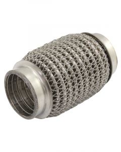 Aeroflow Stainless Steel Flex Joint w/ Mesh 2in I.D 4in Long
