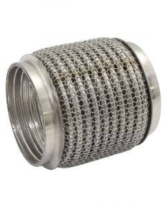 Aeroflow Stainless Steel Flex Joint w/ Mesh 2-1/2in I.D 4in Long