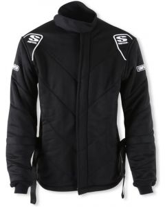 Simpson 2 Layer Driving Jacket w/ Arm Restraints Medium Black SFI-5