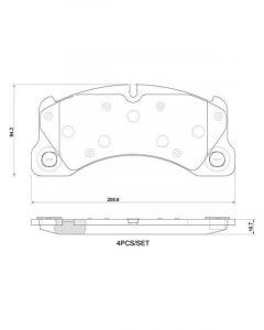 Brembo Ceramic Brake Pads