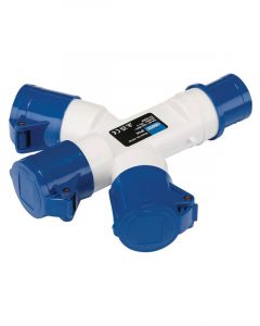 Draper Tools 230V 3-Way Splitter 16A