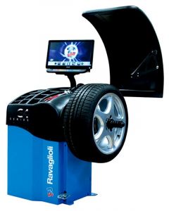 Alemlube Ravaglioli 22" Led Screen Plus Laser & Sonar Wheel Balancer