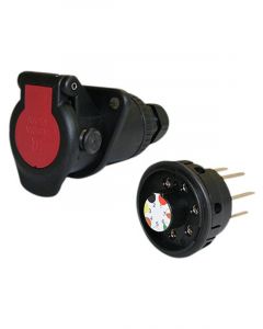 Erich Jaeger Trailer Socket Ebs 24V 9-16mm Screw Contacts