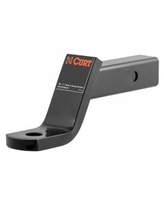 Curt Ball Mount Hitch 2in Hitch 8.25in 4in Drop 7500lb Steel Black