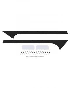 Dominator Racing Pillar Post Front Plastic Black Dirt Late Model Kit