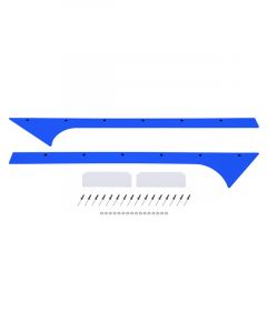 Dominator Racing Pillar Post Front Plastic Blue Dirt Late Model Kit