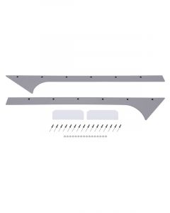 Dominator Racing Pillar Post Front Plastic Gray Dirt Late Model Kit