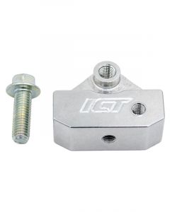 ICT Billet Knock Sensor Relocation Brackets Fits GM LS-Series