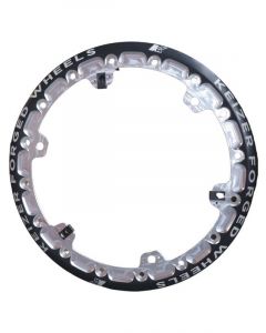 Keizer Beadlock Ring Quick Turn Bolt-On 6 Tab Black Keizer 15in Wheel