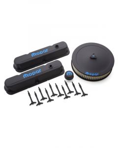 Proform Engine Dress-Up Kit Blac k Crinkle w/Blue MOPAR