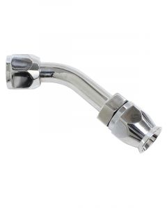Aeroflow Air Con 45 Degree Fitting -8AN Without Charge Port