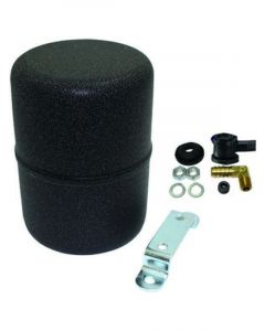 Specialty Vacuum Reservoir Bracket Check Valve Steel Black Textured