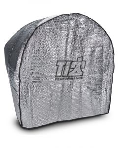 Ti22 Tyre Cover 120in Circumference Cloth / Black / Silver Sprint Car