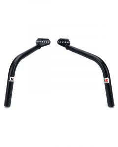 Ti22 Front Wing Post Chassis to Side Board Pair Black