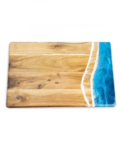 Boyle Acacia Resin Bread Board Ocean Vibes 46x30x1.9cm